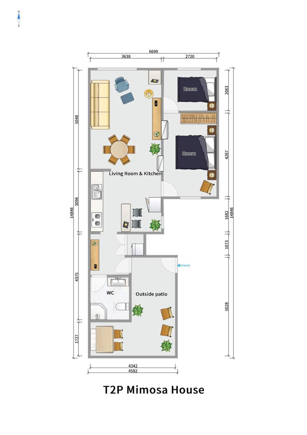 Apartamento T2P Mimosa House Vila Nova de Gaia Exterior foto